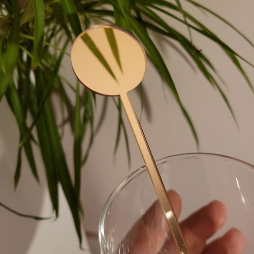 Cocktail | Drink Stirrer | Round - Long