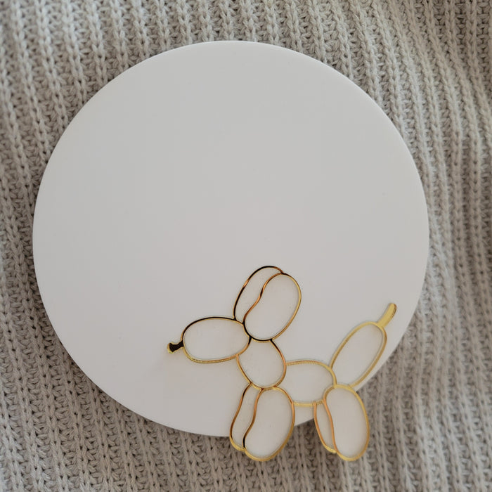 3D Balloon Dog Plaque