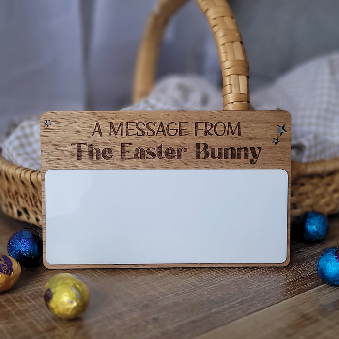 A message from The Easer Bunny - Note Board + SVG File