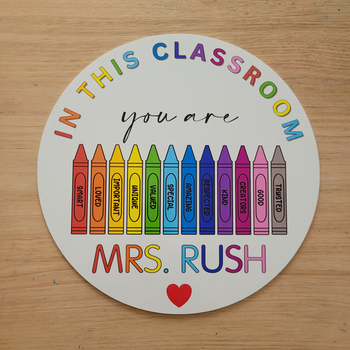 Teachers Plaque | In this classroom you are..