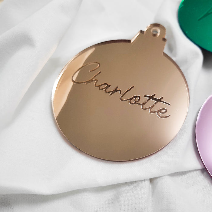 Engraved Christmas Bauble