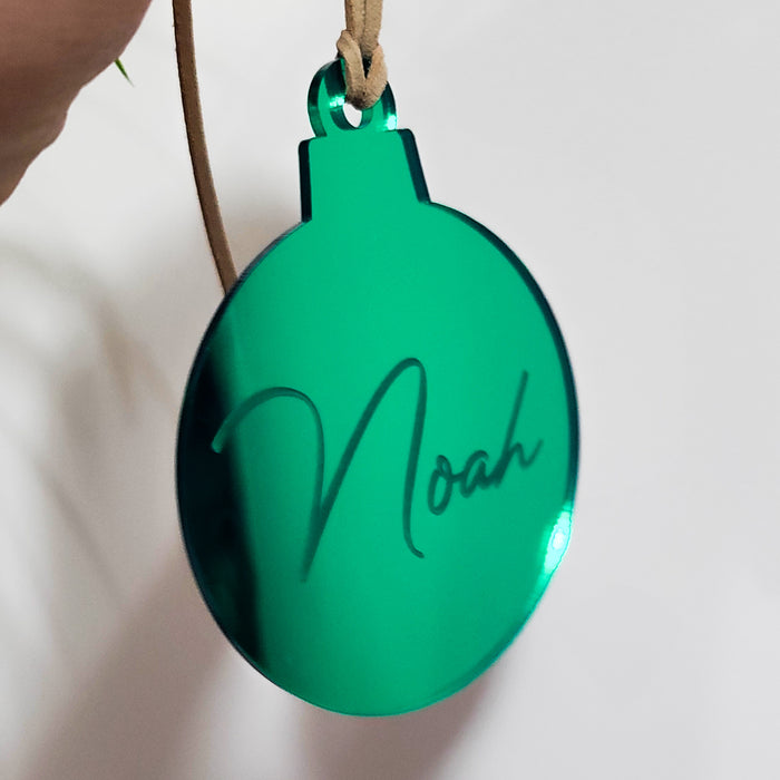 Engraved Christmas Bauble