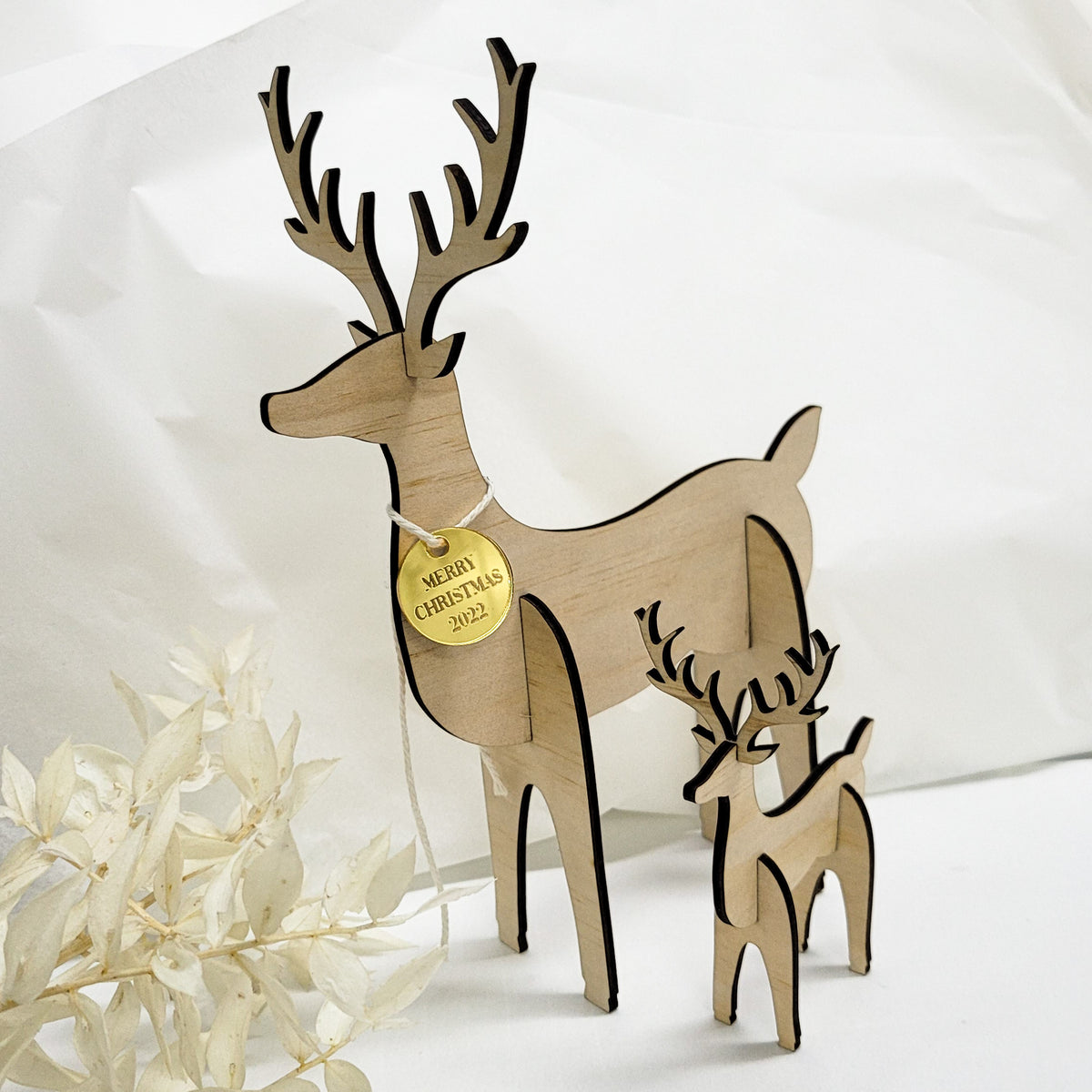 3D Reindeer — Laser Cut Blanks