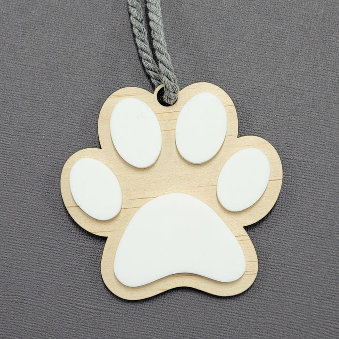 3D Paw Bauble / Tag