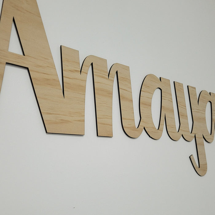 Plywood Name Plaque